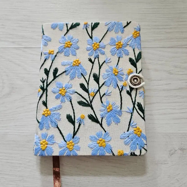 [BUNJANG] Flower Embroidered Notebook / 새제품)플라워 자수 노트