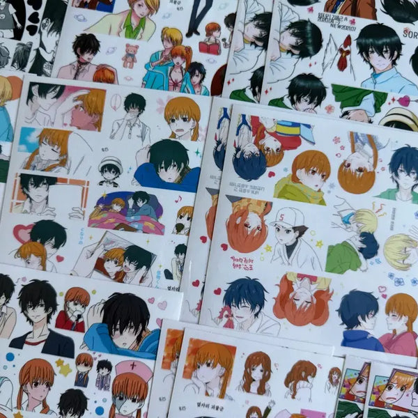 [BUNJANG] My Little Monster Anime Stickers Set (19 pcs) / 옆자리 괴물군 애니인스 19장 판매