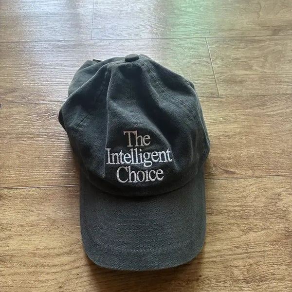 [BUNJANG] The Intelligent Choice Dark Grey Ball Cap / 더 인텔리전트 초이스 볼캡 다크 그레이