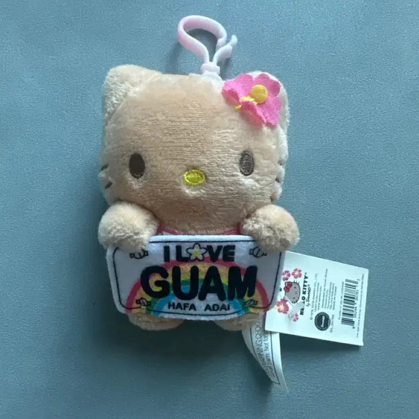 [BUNJANG] Guam Tanning Kitty Keychain / 괌 태닝키티(택달린새상품)