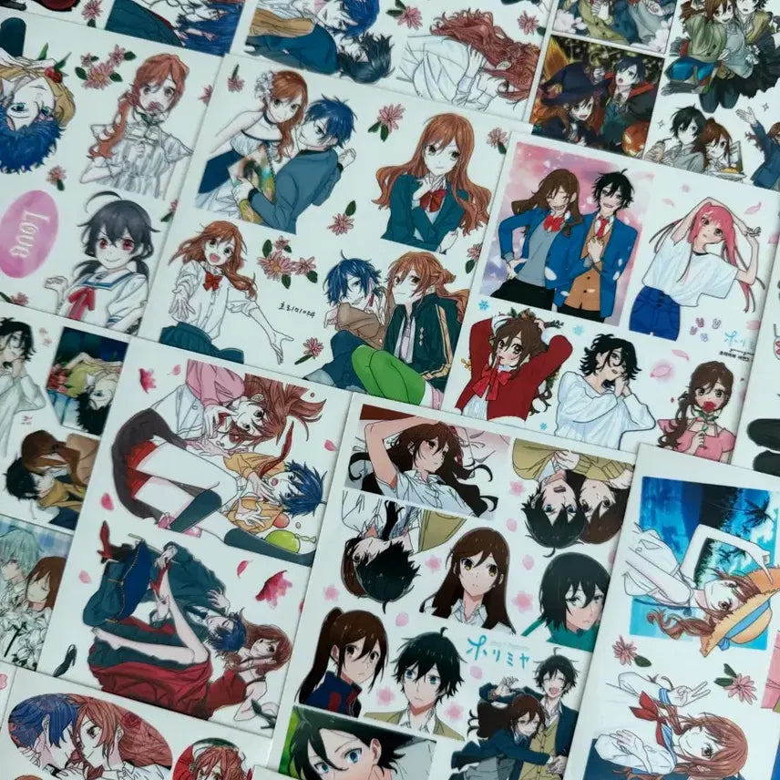 [BUNJANG] Horimiya Anime Stickers 42 Pieces / 호리미야 애니인스 42장 판매