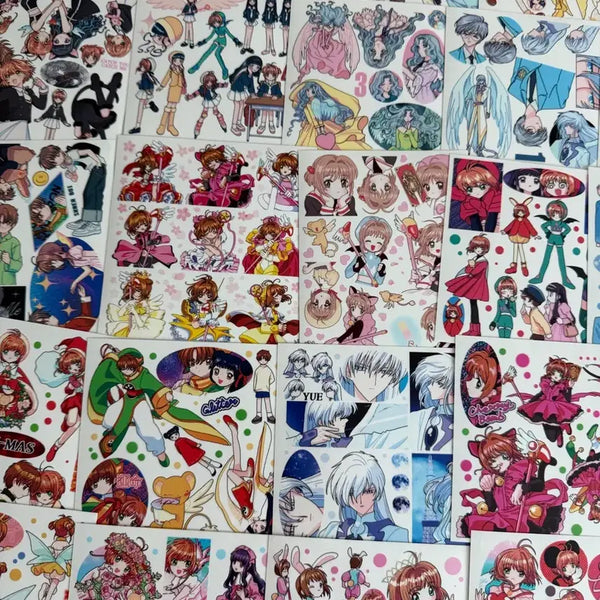 [BUNJANG] Cardcaptor Sakura Anime Stickers & Memo Pads Set / 카드캡터체리 애니인스 101장 판매