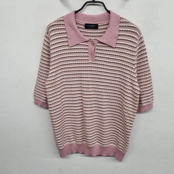 [BUNJANG] Le Tuareg Women's Size 77 Knit Sweater / [여성77 size] 르투아 카라 니트