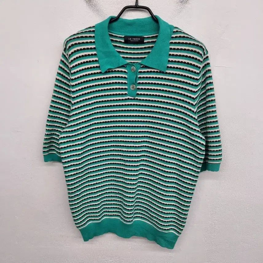 [BUNJANG] Le Tua Women's Size 77 Knit Cardigan / [여성77 size] 르투아 카라 니트