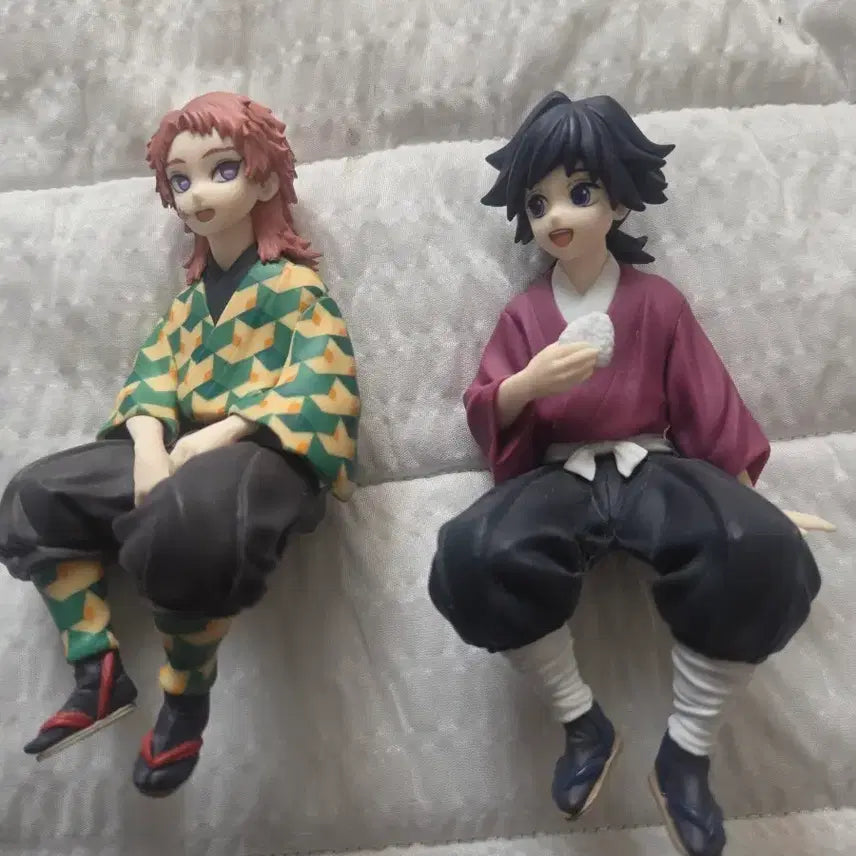 [BUNJANG] Sega Kimetsu no Yaiba Sabito & Giyu Childhood Noodles Stopper Figure (Opened) / 귀멸의칼날 사비토 & 기유 유년기 세가 누들스토퍼 개봉양품판매합니다