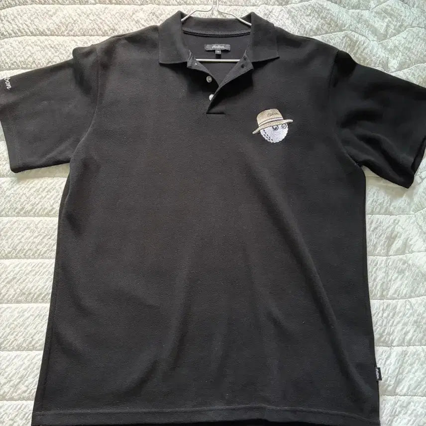 [BUNJANG] Malbon Polo T-shirt Black M / 말본 폴로티 블랙 M