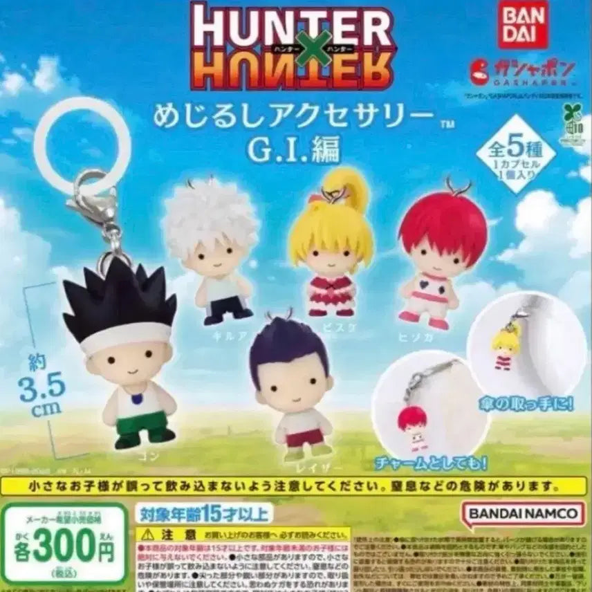 [BUNJANG] Hunter x Hunter Greed Island Medallion Full Set / 헌터헌터 그리드아일랜드 메지루시 풀셋 가챠 G.I 헌헌 키르아 곤 히소카 비스케
