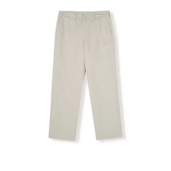 [BUNJANG] Steady Everywear Regular Cotton Pants (Sand Beige) / 스테디 에브리웨어 레귤러 코튼 팬츠 (샌드베이지)