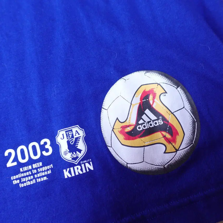 [BUNJANG] Adidas Japan National Team 2003 Kirin Cup Commemorative Short Sleeve T-Shirt L / 아디다스/일본국대유니폼 03년 기린컵기념/반팔티/724