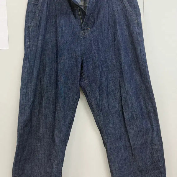 [BUNJANG] Porteners Light Two Tuck Wide Jeans Denim Pants Size 34 / 포트너스 데님 팬츠 34사이즈