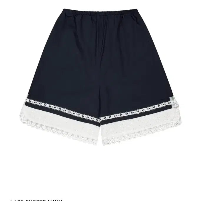 [BUNJANG] COYSEIO Lace Shorts Navy Size 2 / 코이세이오 레이스 쇼츠 네이비 2 사이즈