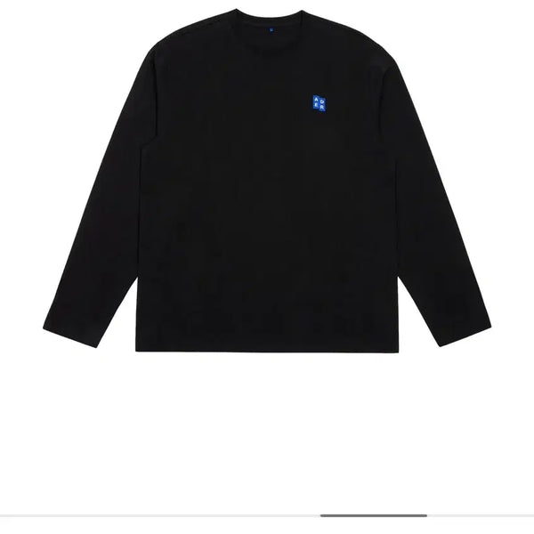 [BUNJANG] Ader Error Sig BL Tag LS T-Shirt Noir / 아더에러 시그 롱슬리브 L (Sig; BL Tag LS t-shirt 01 Noir)