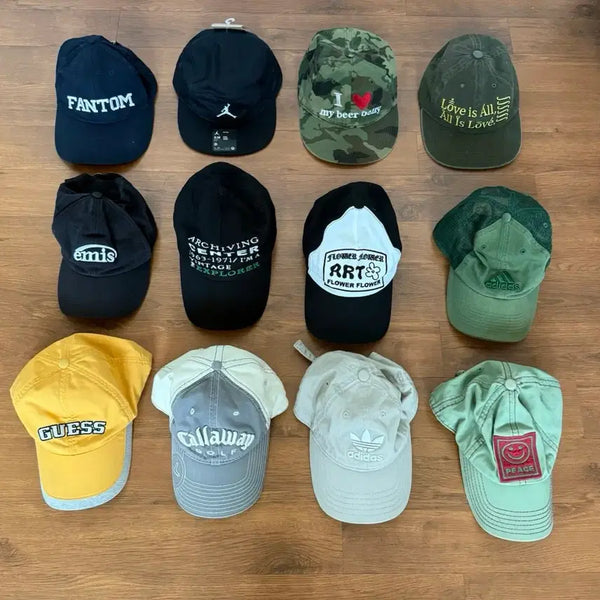 [BUNJANG] Various Brand Baseball Caps & Bucket Hats / 볼캡 캠프캡 일자챙 모자 (마스컴퍼니, 더콜디스트모먼트, 마이딥블루메모리즈, 아디다스, 이미스, 나이키, 조던, 게스, 빈티지, 보세, 브랜드)