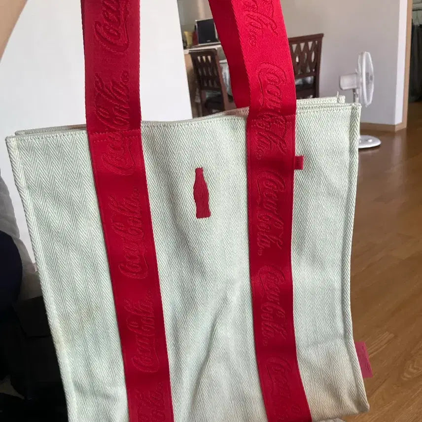 [BUNJANG] Coca-Cola Canvas Tote Bag / 코카콜라 캔버스백