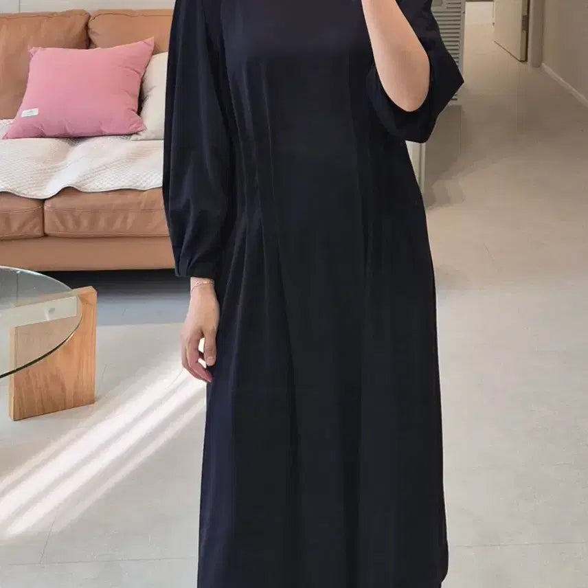 [BUNJANG] Dark Navy Spandex Long Dress / 다크네이비 스판 롱 원피스 / 상태 최상 브랜드 고급 고퀄