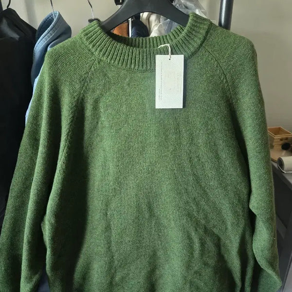 [BUNJANG] Thomas More Lambswool Round Knit Sweater / 토마스모어 램스울 라운드 니트