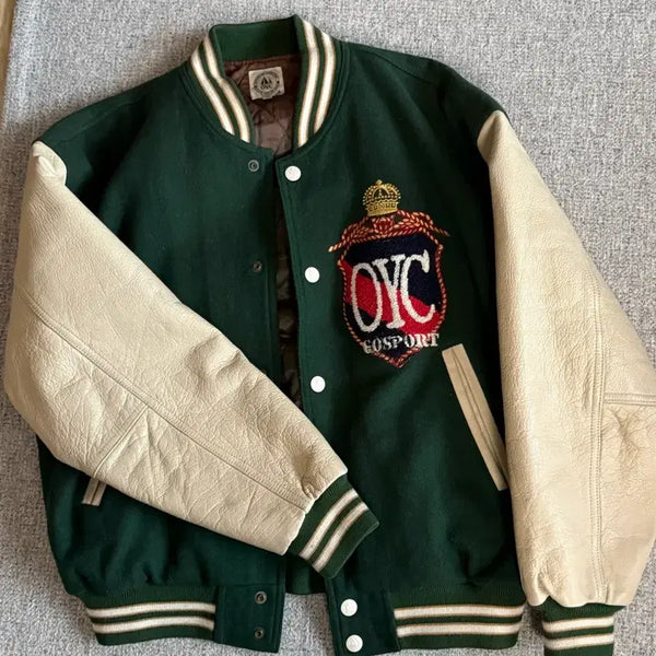 [BUNJANG] Ocean Youth Club Varsity Jacket Japanese Vintage Amekaji / OYC 바시티(스타디움) 자켓 일본 빈티지 아메카지