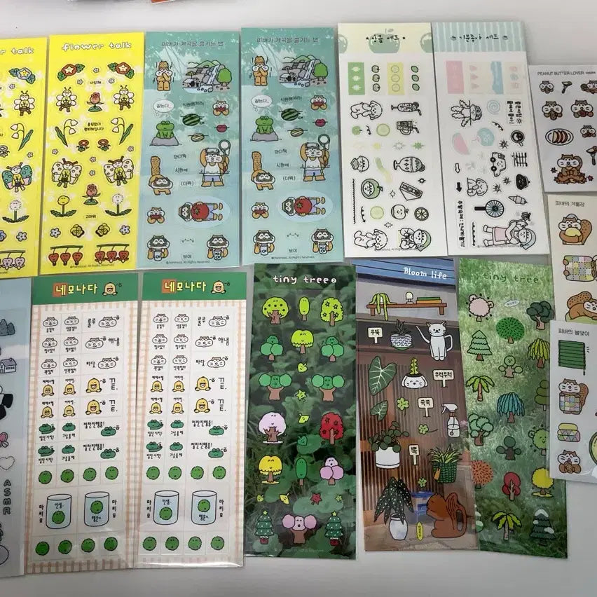 [BUNJANG] Harimoo Seal Sticker Bundle / [다꾸처분] 하리무드 씰스티커 일괄 판매