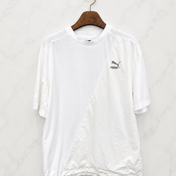 [BUNJANG] PUMA Cotton & Jumper Material Short-Sleeve T-Shirt (US M) / US M,크게나옴 )) PUMA 푸마 반팔티셔츠! 면&점퍼재질~