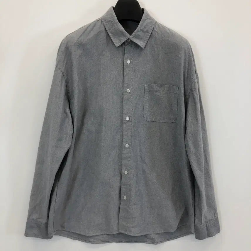 [BUNJANG] Drawfit Oxford Overshirt Grey M / DRAW FIT 드로우핏 오버셔츠 M 옥스포드