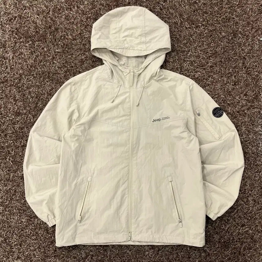 [BUNJANG] M Jeep Nylon Hooded Windbreaker Jacket / M JEEP 지프 나일론 후드 바람막이 자켓