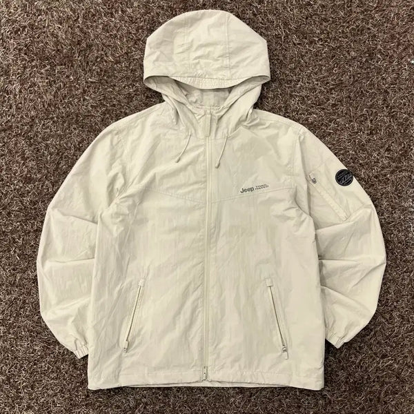 [BUNJANG] M Jeep Nylon Hooded Windbreaker Jacket / M JEEP 지프 나일론 후드 바람막이 자켓