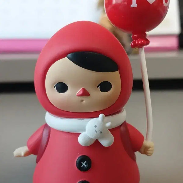 [BUNJANG] Pucky Balloon Red Hoodie Figure / 푸키 벌룬 레드후드 (반택 택포)