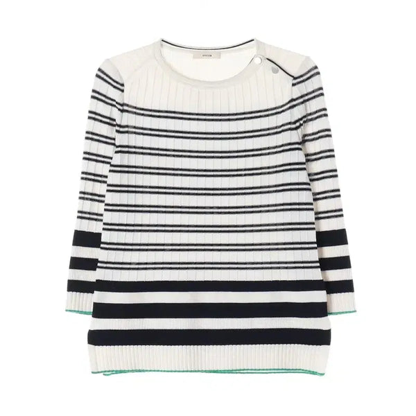[BUNJANG] SYSTEM Knit T-shirt / SYSTEM 시스템 니트 티셔츠/여성F/TTLAXB2003
