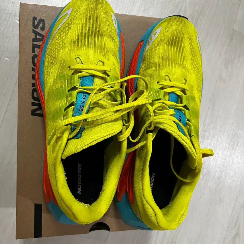 [BUNJANG] Salomon DRX BLISS Running Shoes Yellow 265mm / 살로몬 DRX BLISS 러닝화 265mm 옐로우