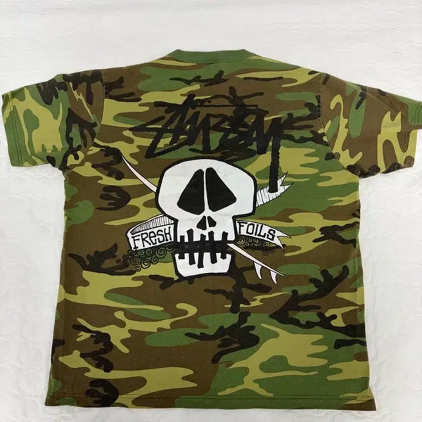 [BUNJANG] Stussy Fresh Fruits T-Shirt Camo / 스투시 프레시 포일즈 티셔츠 카모