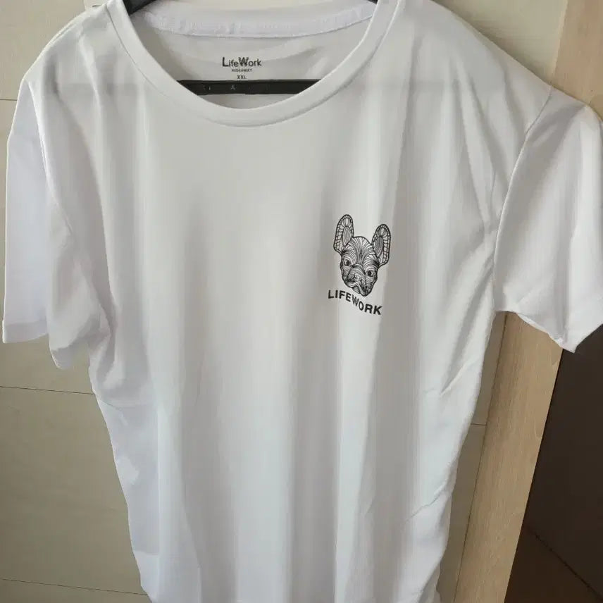 [BUNJANG] Lifework French Bulldog Graphic T-Shirt XXL / 라이프워크 프렌치불독 반팔티 XXL  새상품
