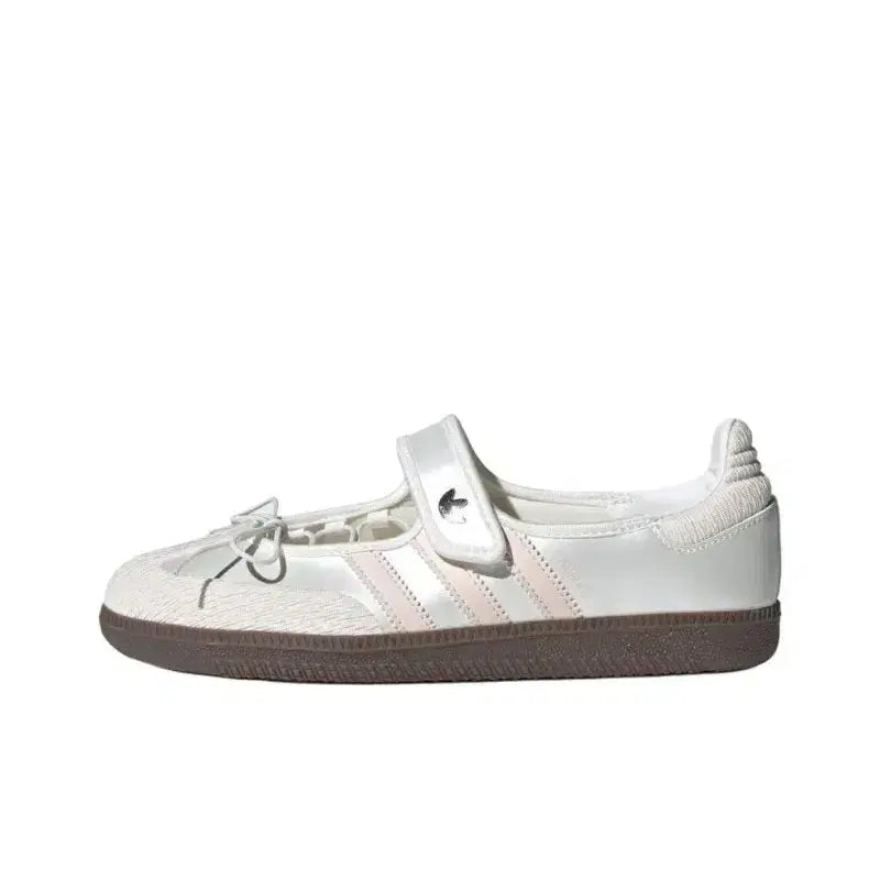 [BUNJANG] Adidas Women's Original Samba Mary Jane Balletcore White Pink / 245-아디다스 여성 오리지널 삼바 메리제인 발레코어 화이트 핑크 JR4482