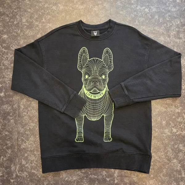 [BUNJANG] LifeWork Big Radok Sweatshirt M / 라이프워크 빅라독 맨투맨 M