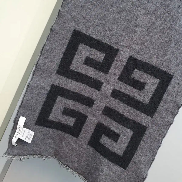 [BUNJANG] Givenchy Wool Silk Scarf / 지방시 울 머플러