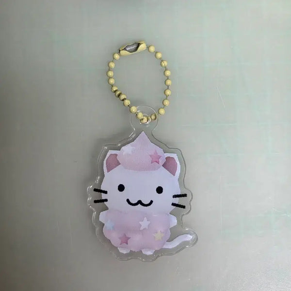 [BUNJANG] DECOVOCO Cat Acrylic Keyring / 데코보코 고양이 아크릴 키링