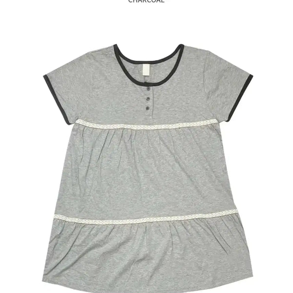[BUNJANG] Mori Girl Short Sleeve T-Shirt Dress / 모리걸 반팔 티셔츠 원피스