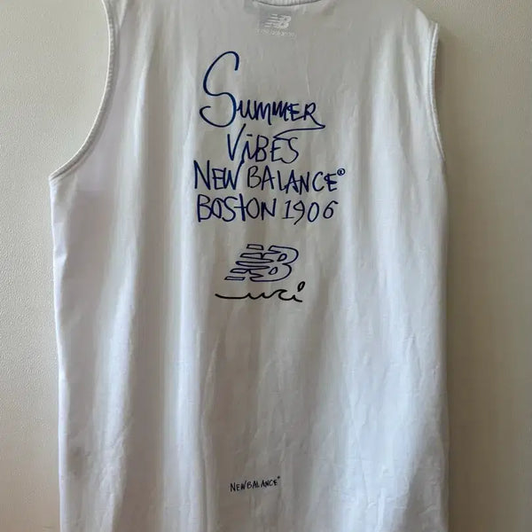 [BUNJANG] New Balance Sleeveless Top White M-L / 새상품)뉴발란스 민소매 화이트M-L