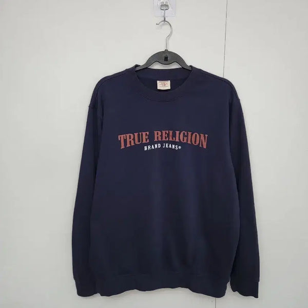 [BUNJANG] True Religion Men's Sweatshirt Navy / [트루릴리전] 105 남 맨투맨 네이비