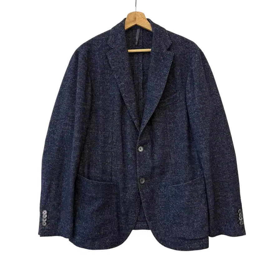 [BUNJANG] Monteodoro Cashmere Blend Jacket Navy 48 / 몬테도로 캐시미어 혼방 자켓 네이비 48 정품