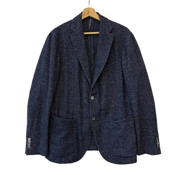 [BUNJANG] Monteodoro Cashmere Blend Jacket Navy 48 / 몬테도로 캐시미어 혼방 자켓 네이비 48 정품
