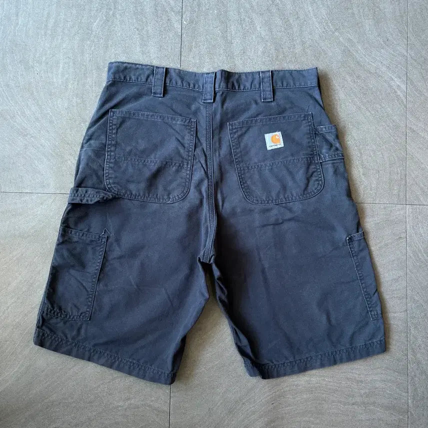 [BUNJANG] Carhartt Navy Work Shorts / 칼하트 네이비 반바지