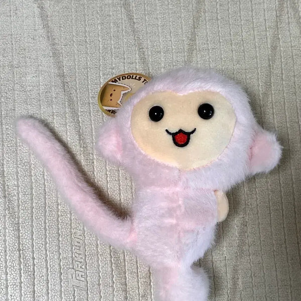 [BUNJANG] Pink Long-Tailed Monkey Keychain / 긴꼬리 원숭이 키링 핑크