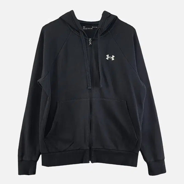 [BUNJANG] Under Armour Black Zip-Up Jacket SM / 언더아머 블랙 남자 집업 SM N8352