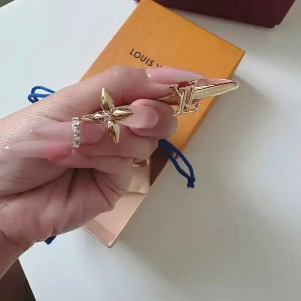 [BUNJANG] Louis Vuitton Louizette Signature Strass Bangle / 루이비통 뱅글 팔찌