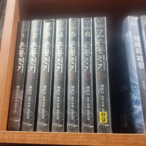 [BUNJANG] Eunryongjeon: Fusion Wuxia Novel Collection (Volumes 1-7) / 은룡전기 1-7 완 예로나 퓨전 무협 소설