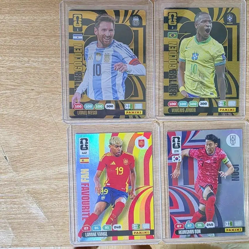 [BUNJANG] Panini 2026 World Cup Soccer Cards 4-Card Set / 파니니 2026월드컵카드