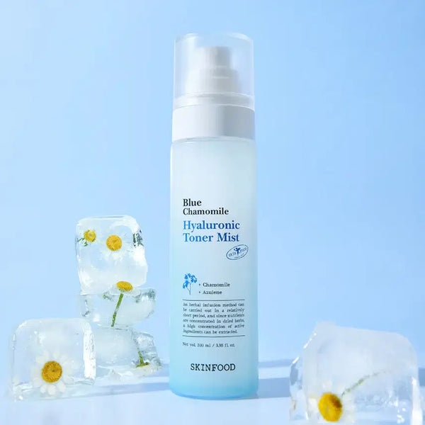 [BUNJANG] Skinfood Blue Chamomile Hyaluronic Toner Mist 100ml / (새상품)스킨푸드 블루 캐모마일 히알루로닉 토너 미스트 100ml