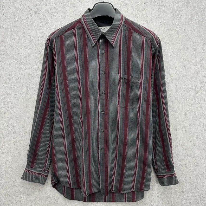 [BUNJANG] Nina Ricci Men's Striped Shirt / 100 니나리찌 남자 스트라이프 셔츠