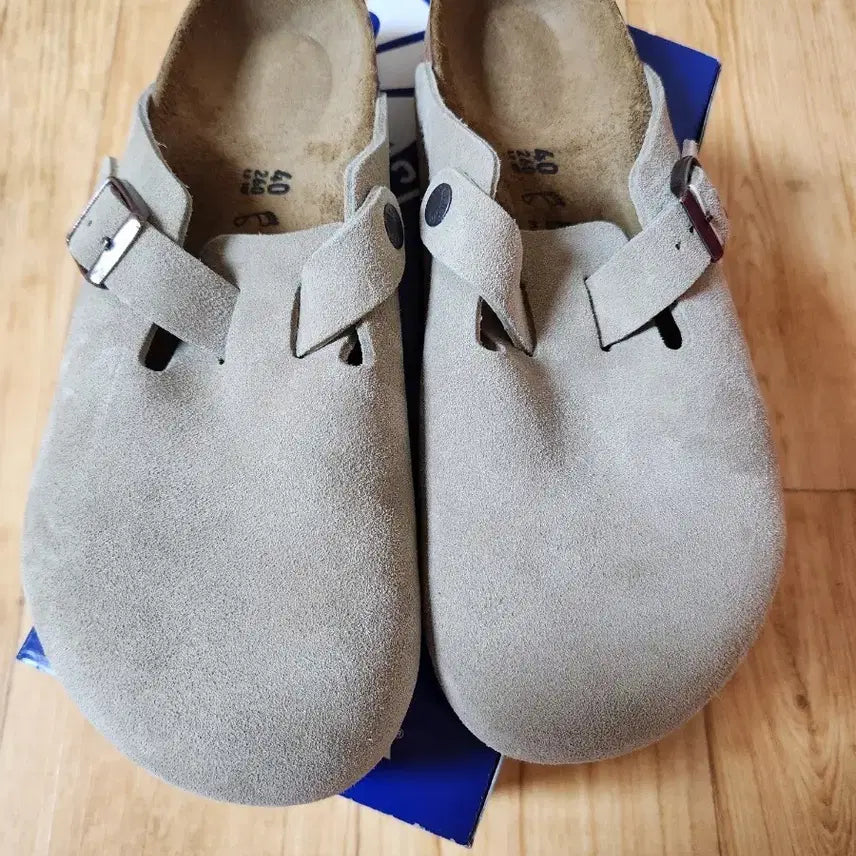 [BUNJANG] Birkenstock Boston Suede Taupe 40 (260mm) Sandals / 버켄스탁 보스턴 스웨이드 타우페 40(260) 팔아요.