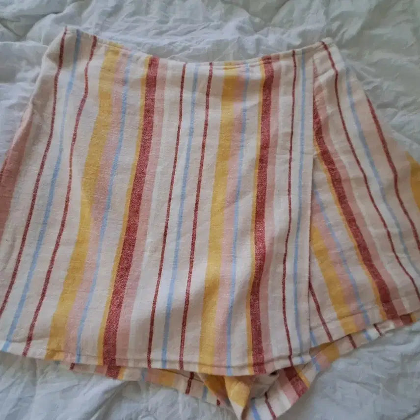 [BUNJANG] Striped Culotte Shorts / 스트라이프 큐롯 반바지